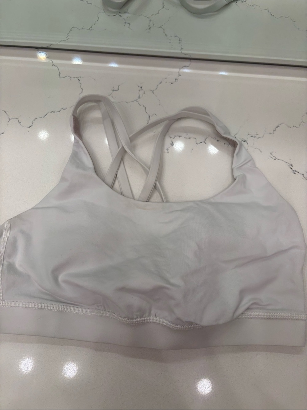 Lululemon Energy Bra 8 white
